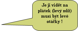 Zaoblen obdlnkov popisek: Je ji vidt na pltek (lev n)mus bt lev otky !