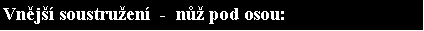 Textov pole: Vnj soustruen  -  n pod osou:
