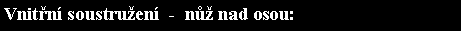 Textov pole: Vnitn soustruen  -  n nad osou: